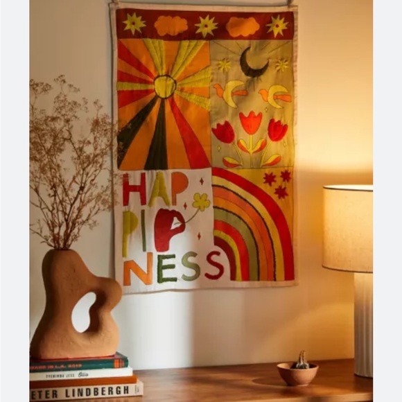 Urban Outfitters Happiness tapestry - Picture 1 of 6